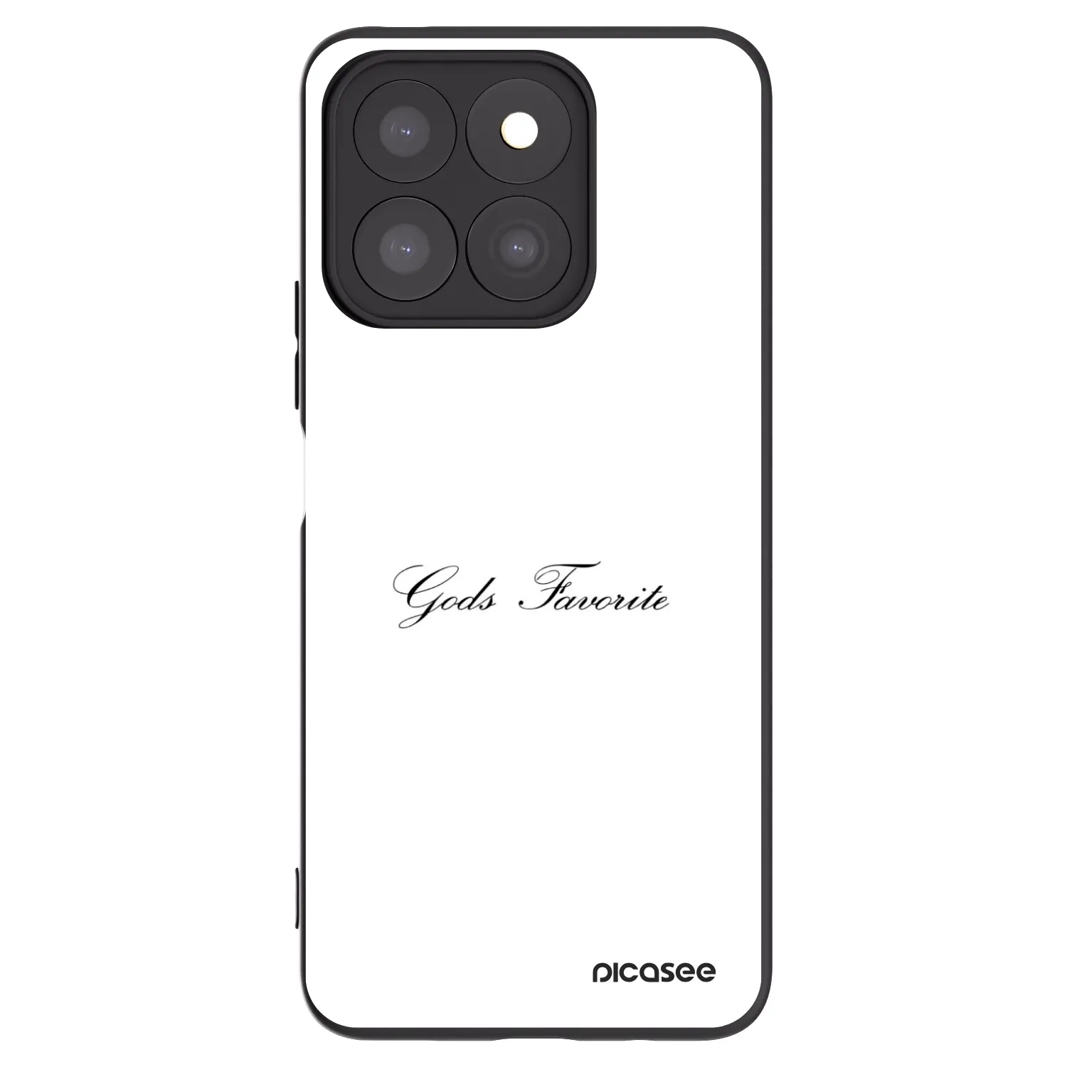 Picasee silikonski črni ovitek za Honor X8c - Gods Favorite