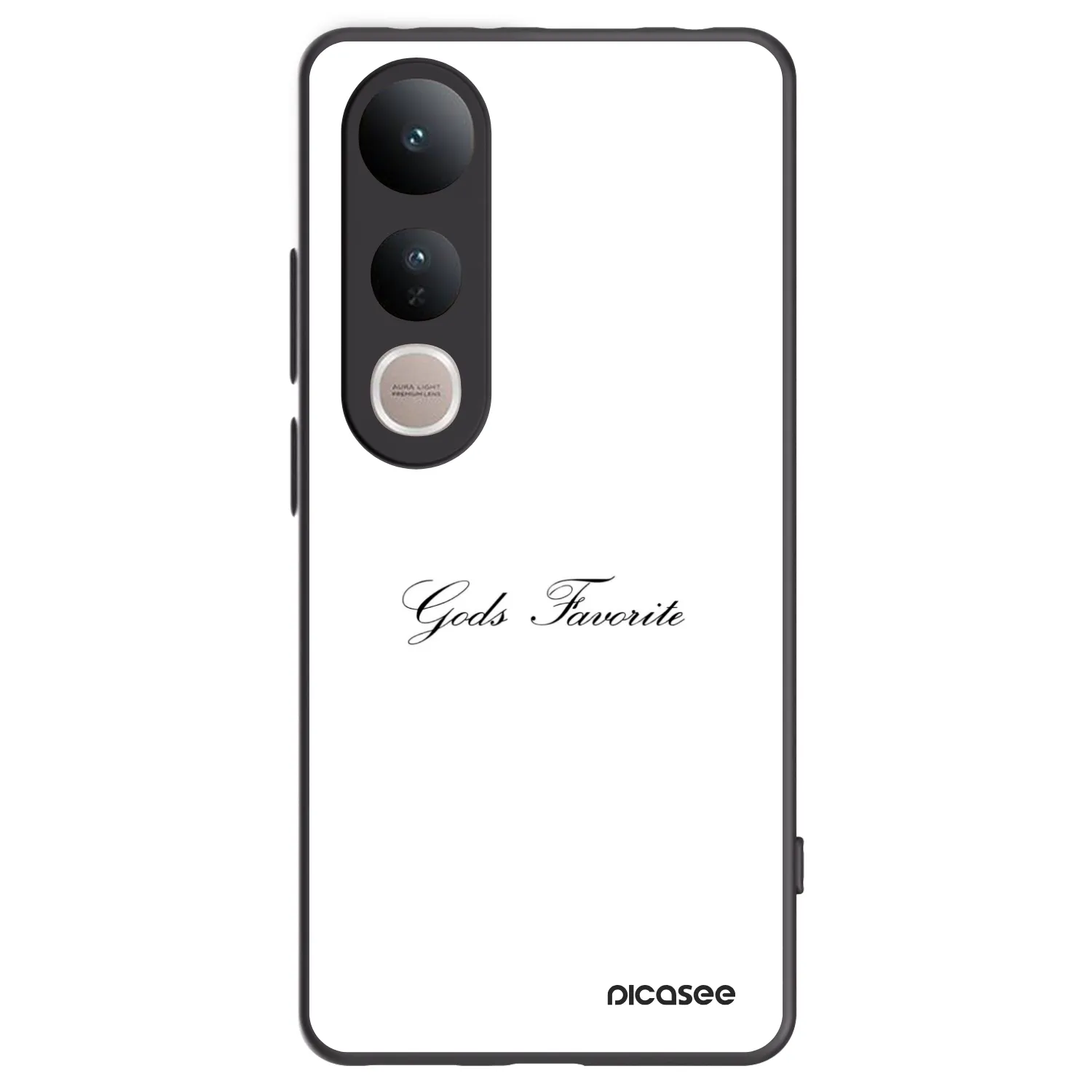 Picasee silikonski črni ovitek za Vivo V50 Lite 5G - Gods Favorite