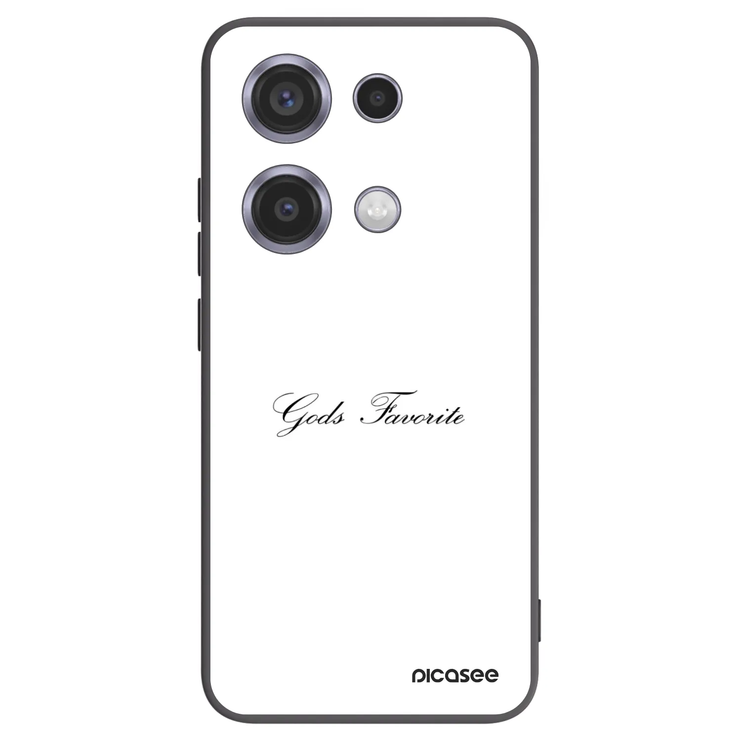 Picasee silikonski črni ovitek za Xiaomi Redmi Note 14S - Gods Favorite