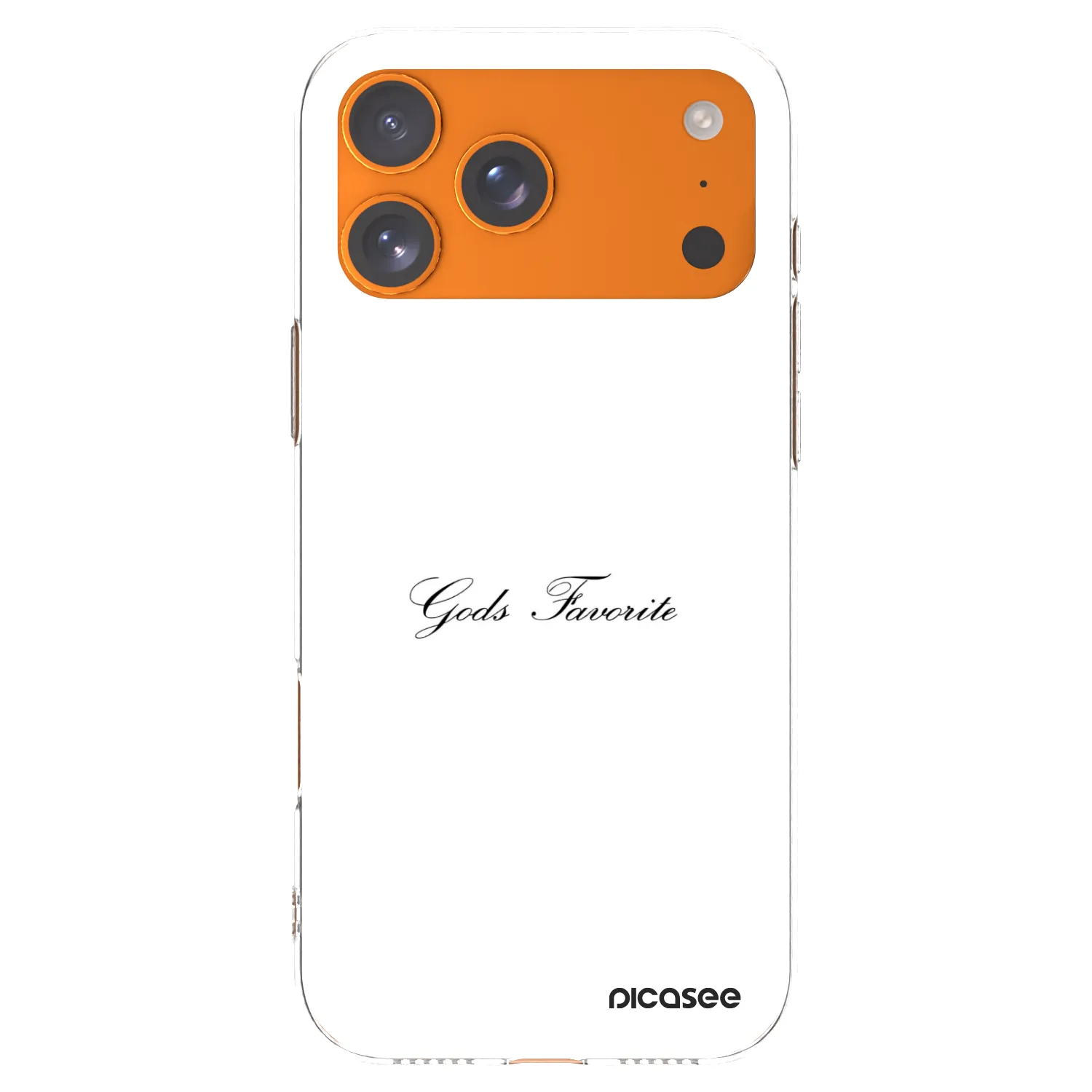 Picasee silikonski prozorni ovitek za Apple iPhone 17 Pro Max - Gods Favorite