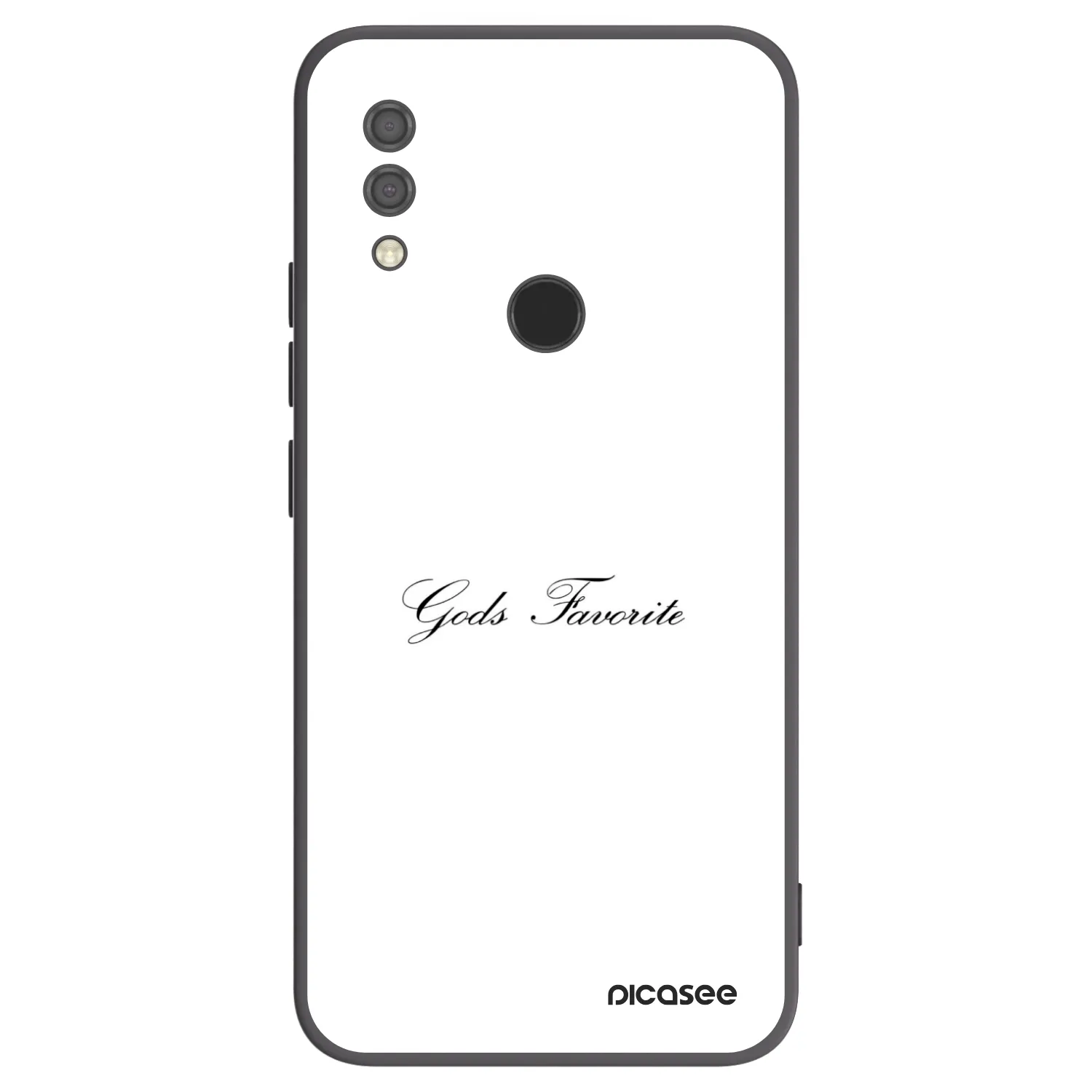 Picasee silikonski črni ovitek za Xiaomi Redmi 7 - Gods Favorite