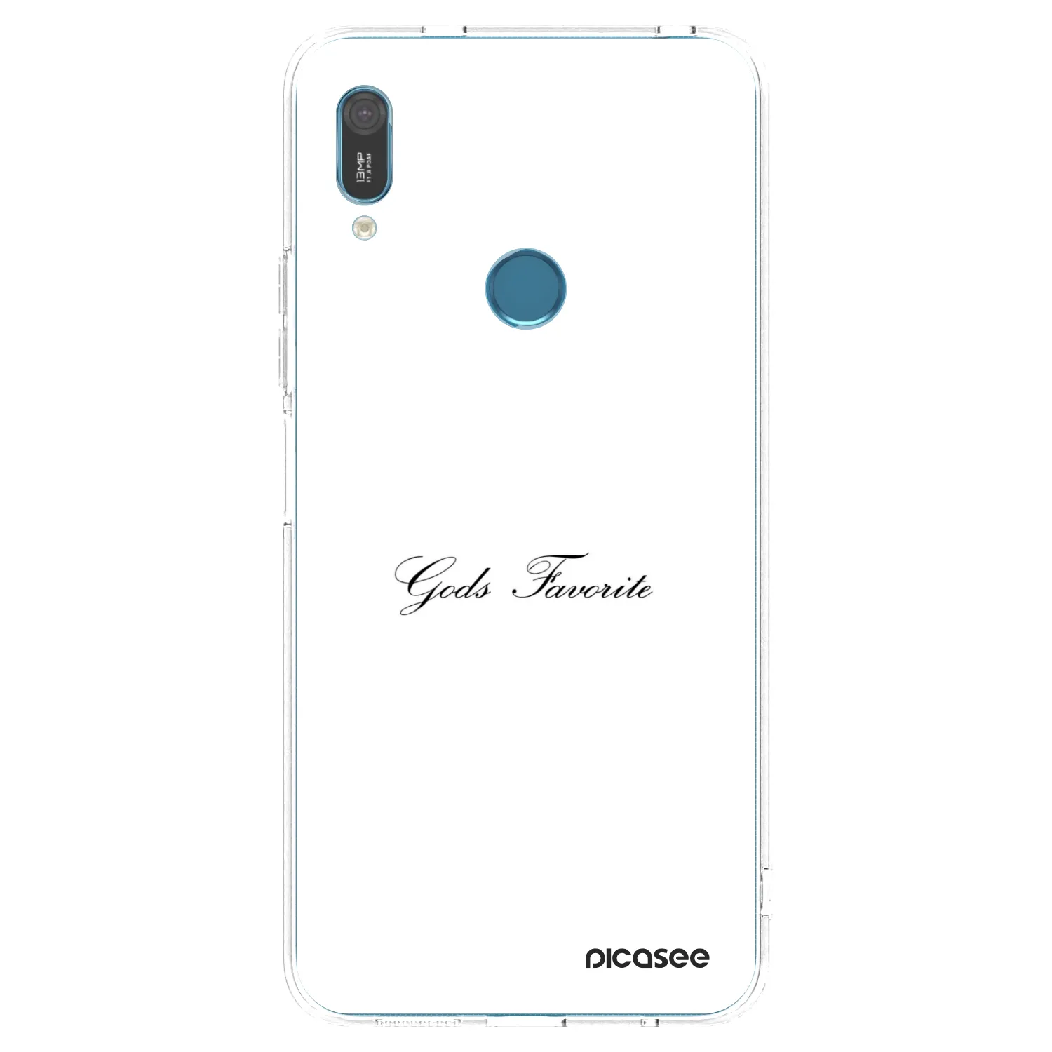 Picasee silikonski prozorni ovitek za Huawei Y6 2019 - Gods Favorite