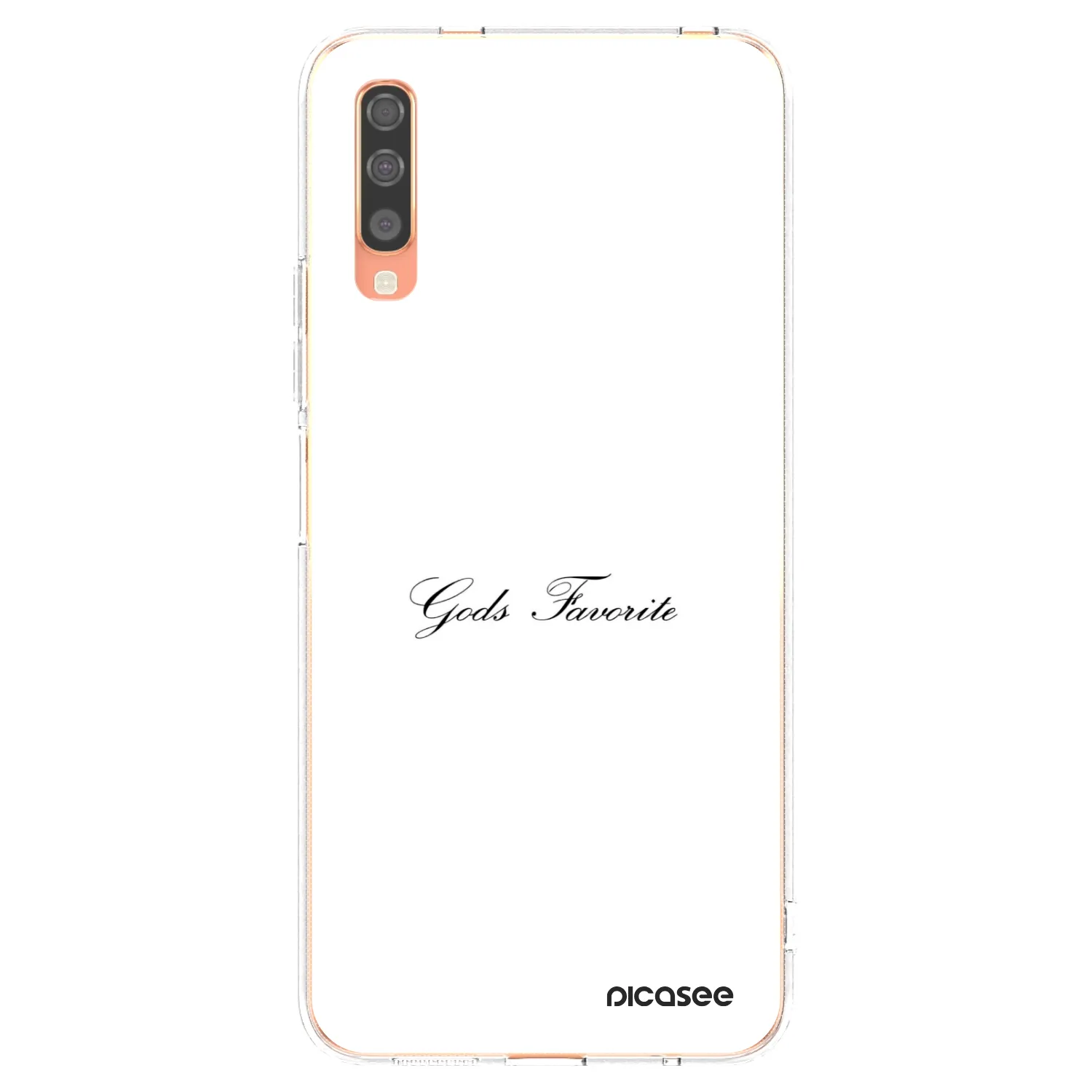 Picasee silikonski prozorni ovitek za Samsung Galaxy A70 A705F - Gods Favorite