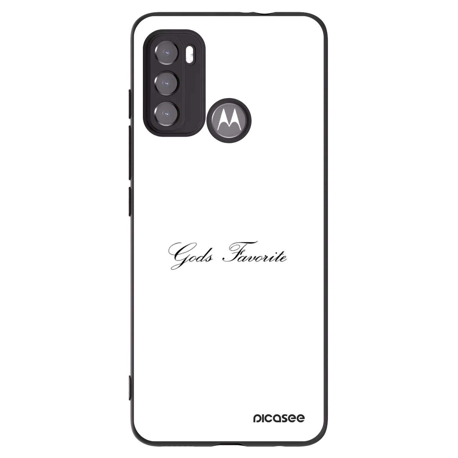 Picasee silikonski črni ovitek za Motorola Edge 60 5G - Gods Favorite