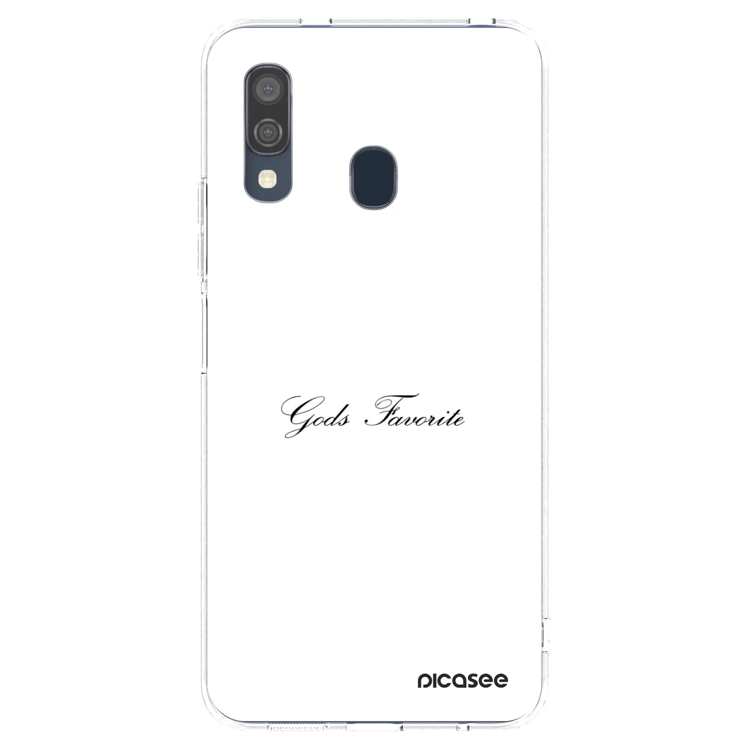 Picasee silikonski prozorni ovitek za Samsung Galaxy A40 A405F - Gods Favorite