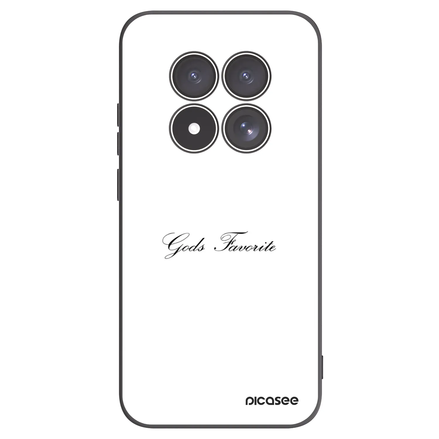 Picasee silikonski črni ovitek za Xiaomi Redmi Note 15 Pro 4G - Gods Favorite