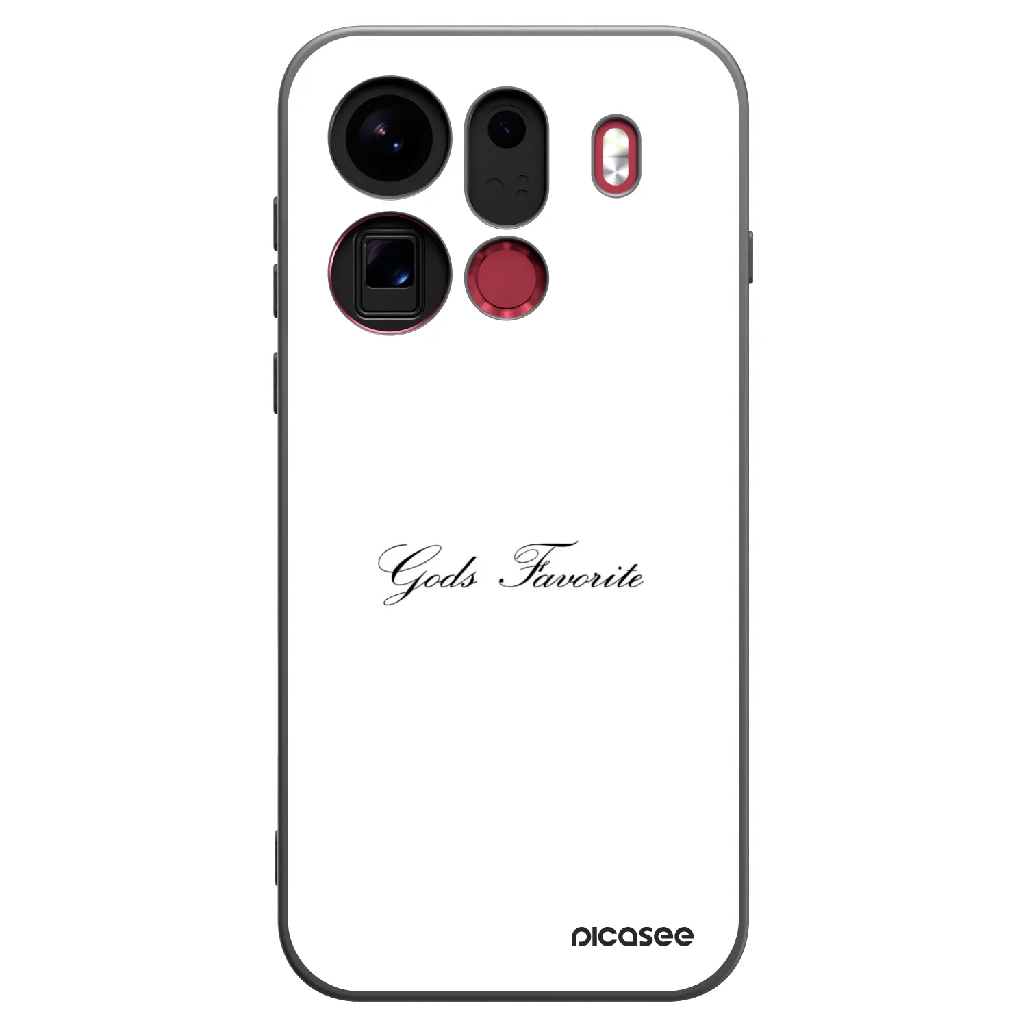 Picasee silikonski črni ovitek za OPPO Find X9 Pro - Gods Favorite