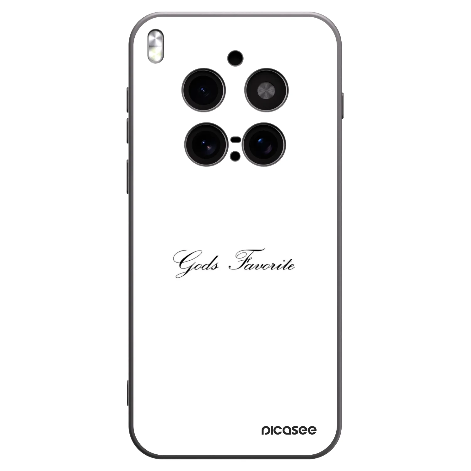 Picasee silikonski črni ovitek za Vivo X300 Pro - Gods Favorite