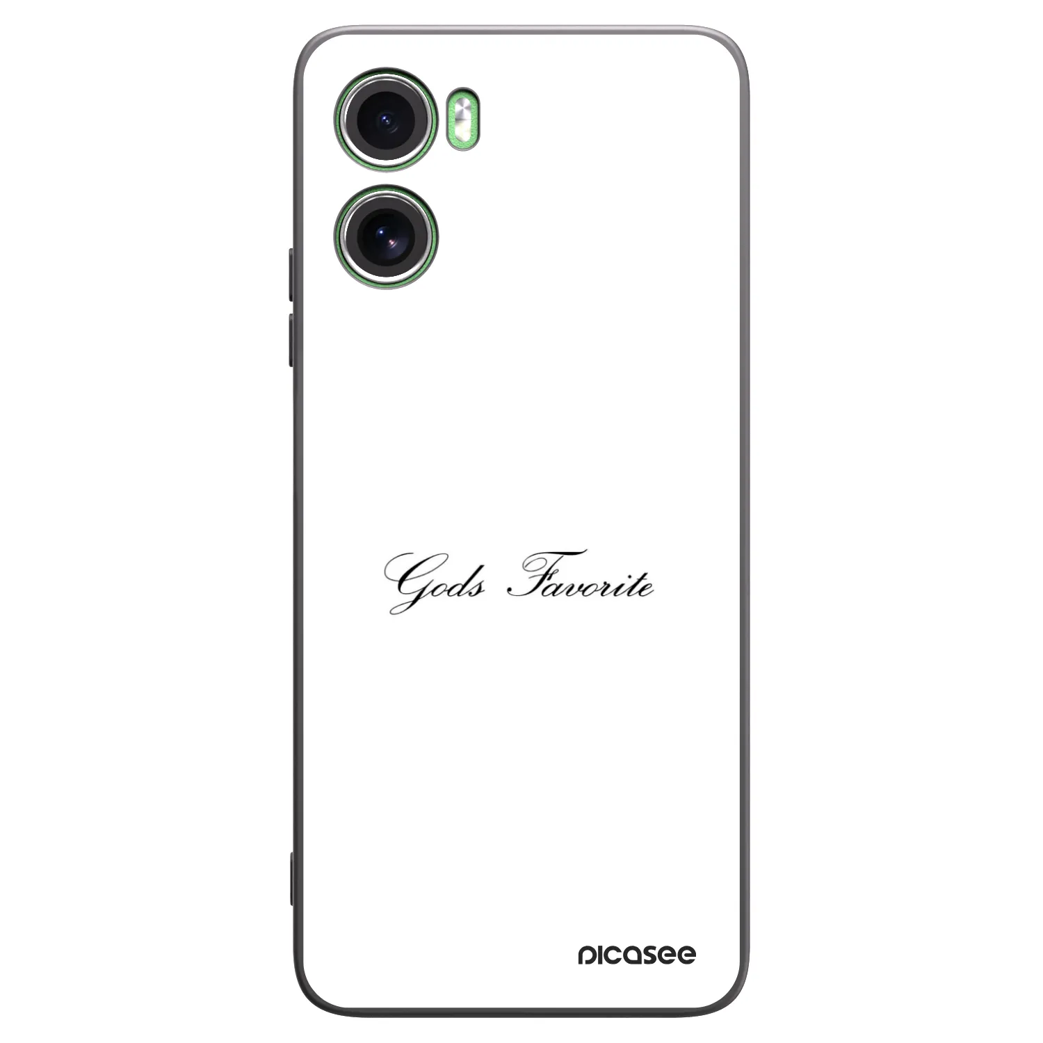 Picasee silikonski črni ovitek za Motorola Moto G06 - Gods Favorite