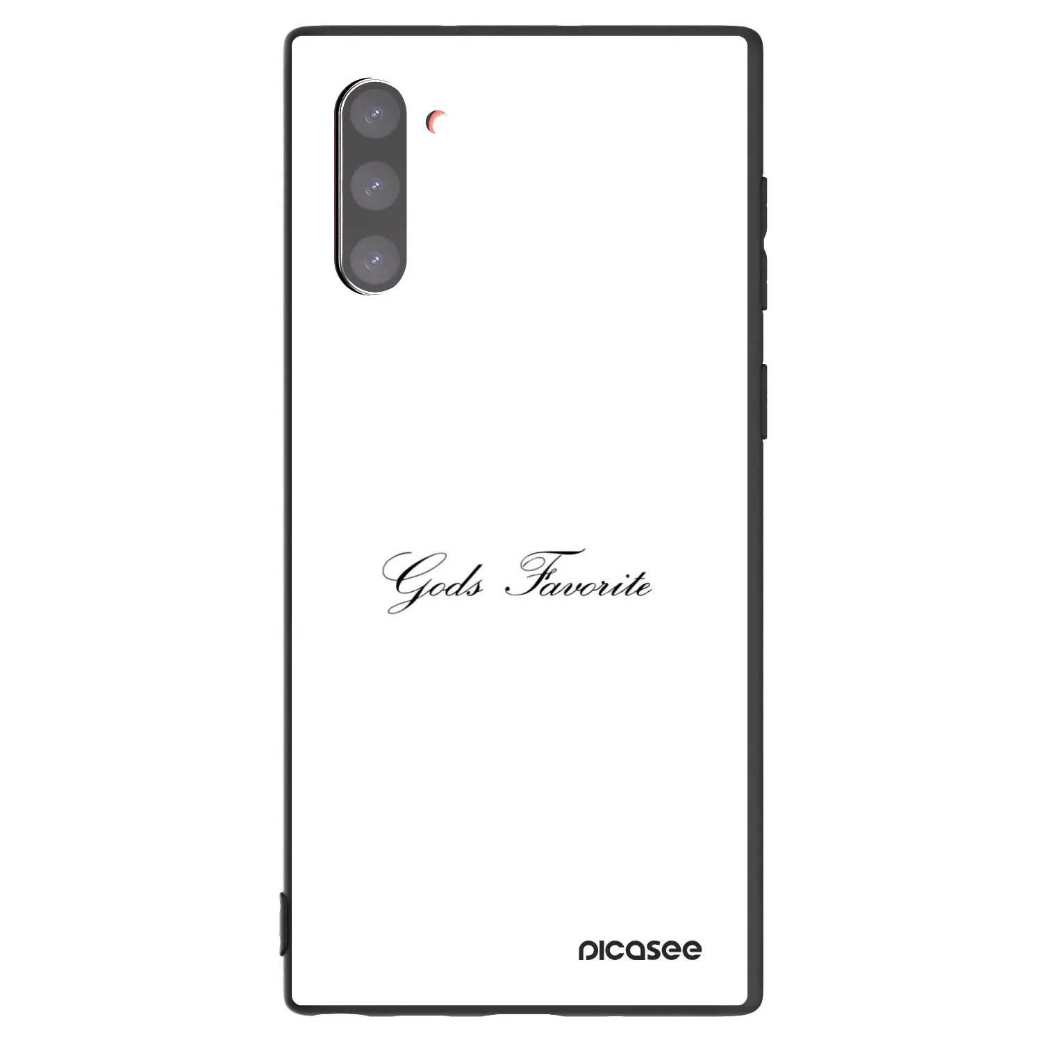 Picasee silikonski črni ovitek za Samsung Galaxy Note 10 N970F - Gods Favorite