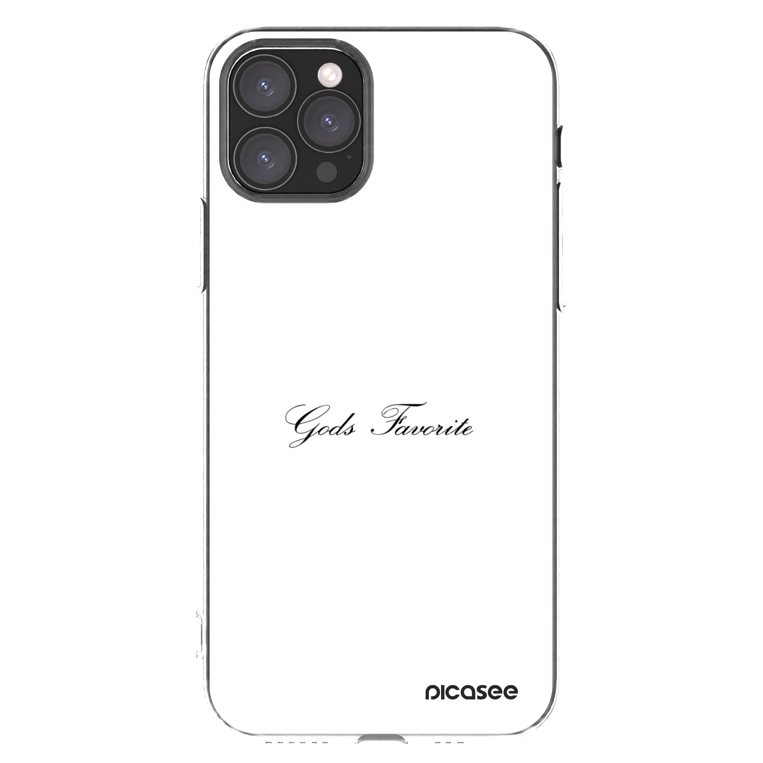 Picasee silikonski prozorni ovitek za Apple iPhone 11 Pro - Gods Favorite