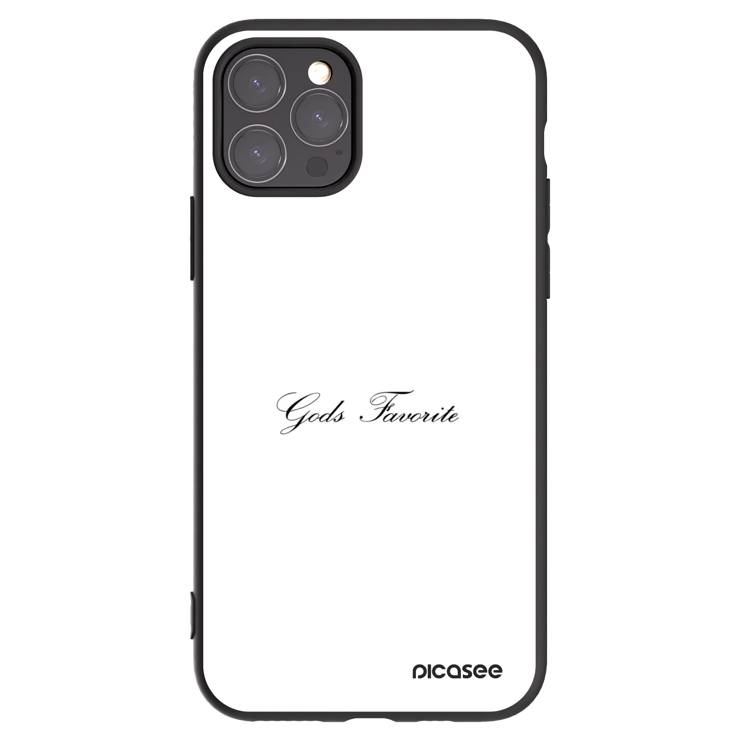 Picasee silikonski črni ovitek za Apple iPhone 11 Pro - Gods Favorite