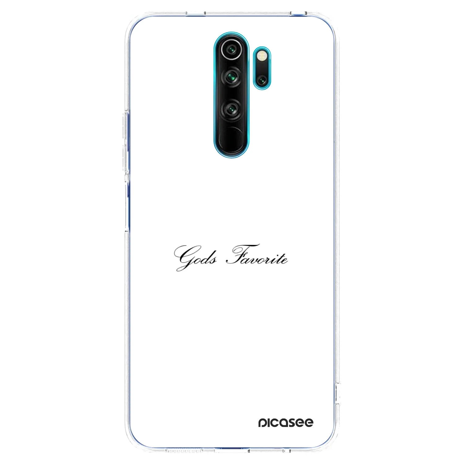 Picasee silikonski prozorni ovitek za Xiaomi Redmi Note 8 Pro - Gods Favorite