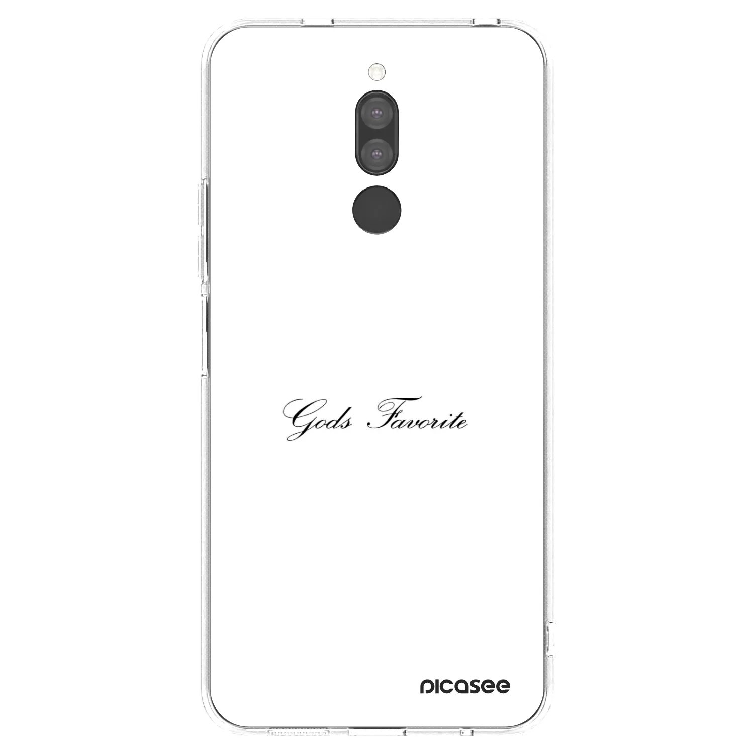 Picasee silikonski prozorni ovitek za Xiaomi Redmi 8 - Gods Favorite