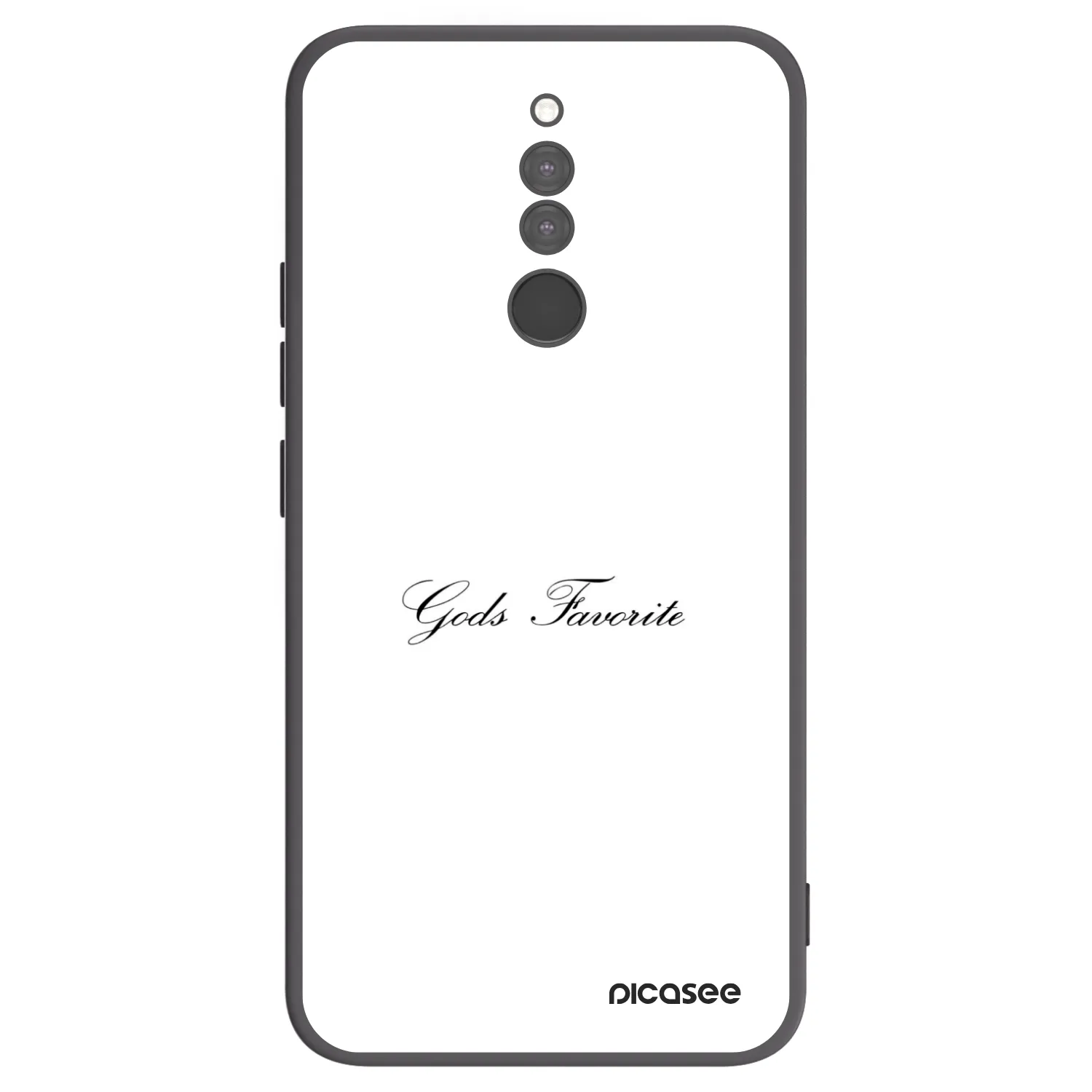 Picasee silikonski črni ovitek za Xiaomi Redmi 8 - Gods Favorite