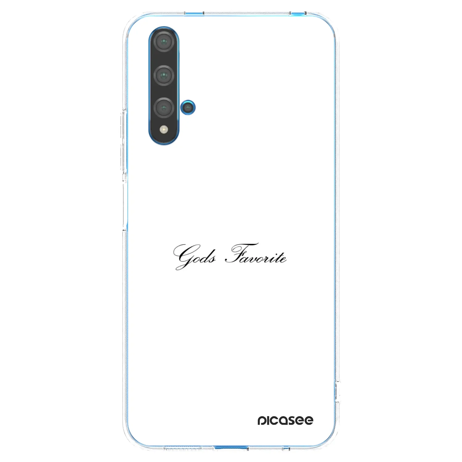 Picasee silikonski prozorni ovitek za Huawei Nova 5T - Gods Favorite