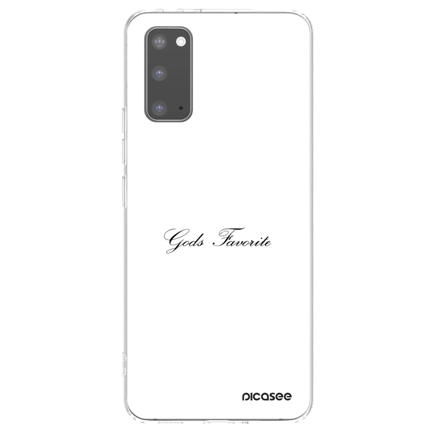Picasee silikonski prozorni ovitek za Samsung Galaxy S20 G980F - Gods Favorite