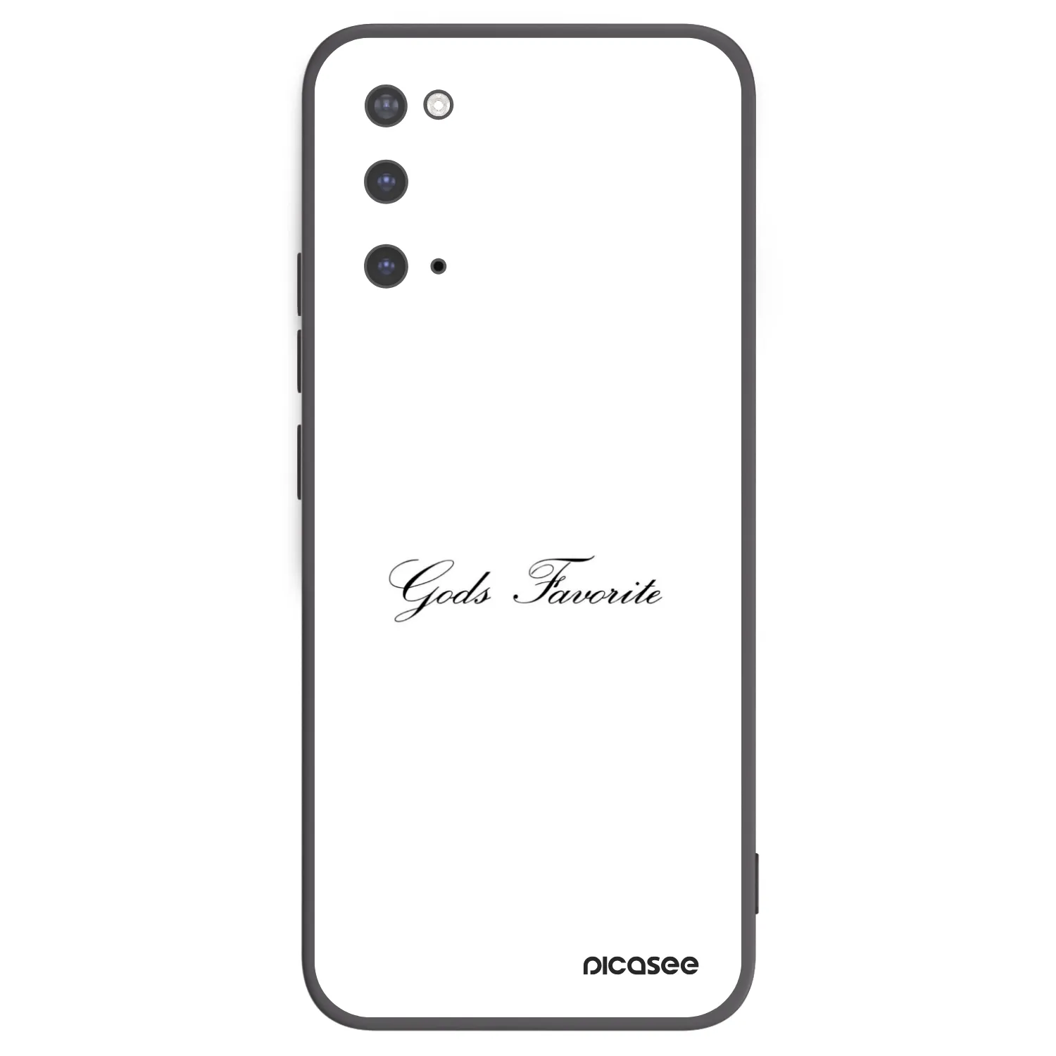 Picasee silikonski črni ovitek za Samsung Galaxy S20 G980F - Gods Favorite