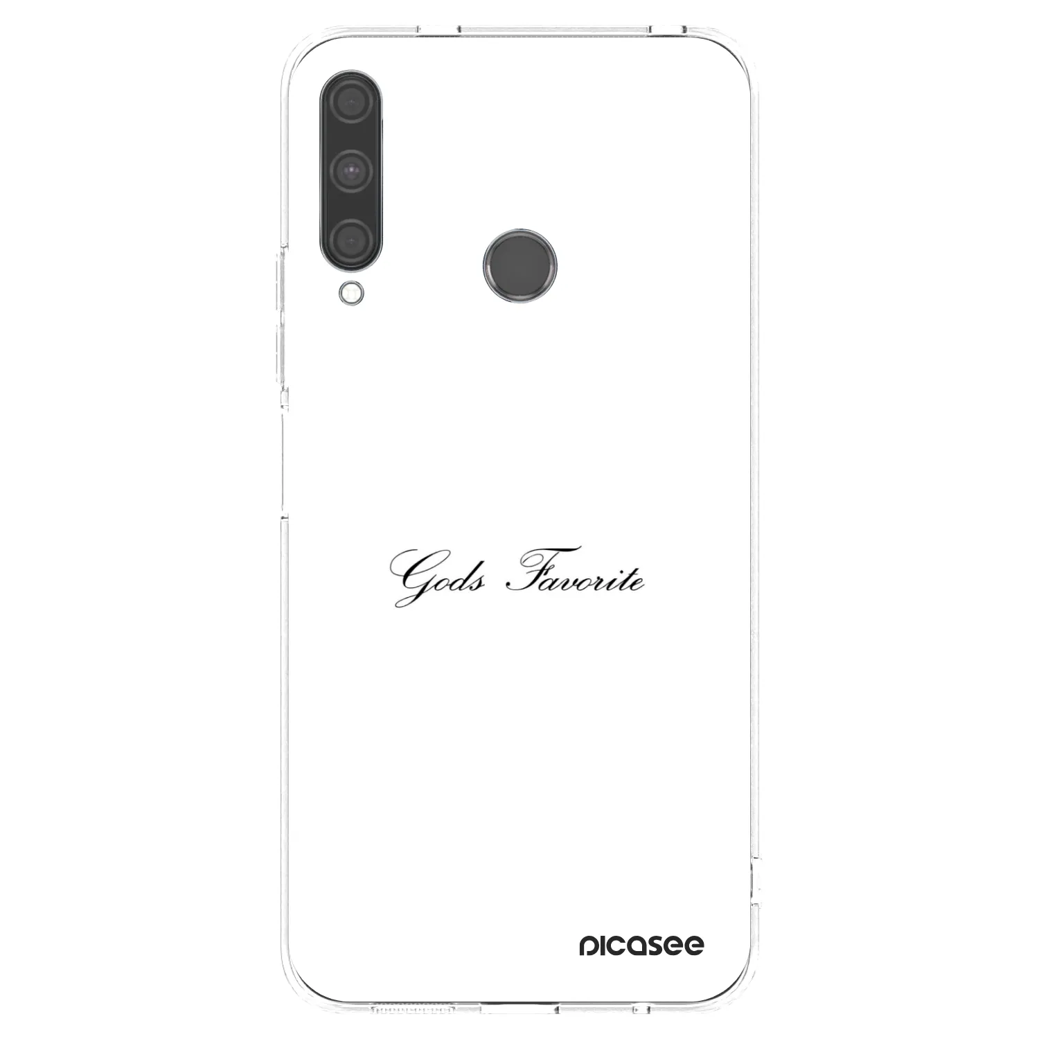 Picasee silikonski prozorni ovitek za Huawei P40 Lite E - Gods Favorite