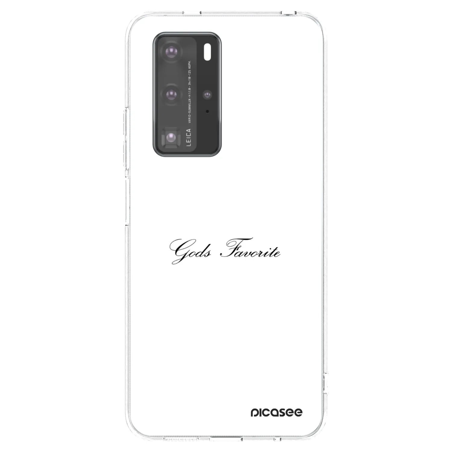 Picasee silikonski prozorni ovitek za Huawei P40 Pro - Gods Favorite