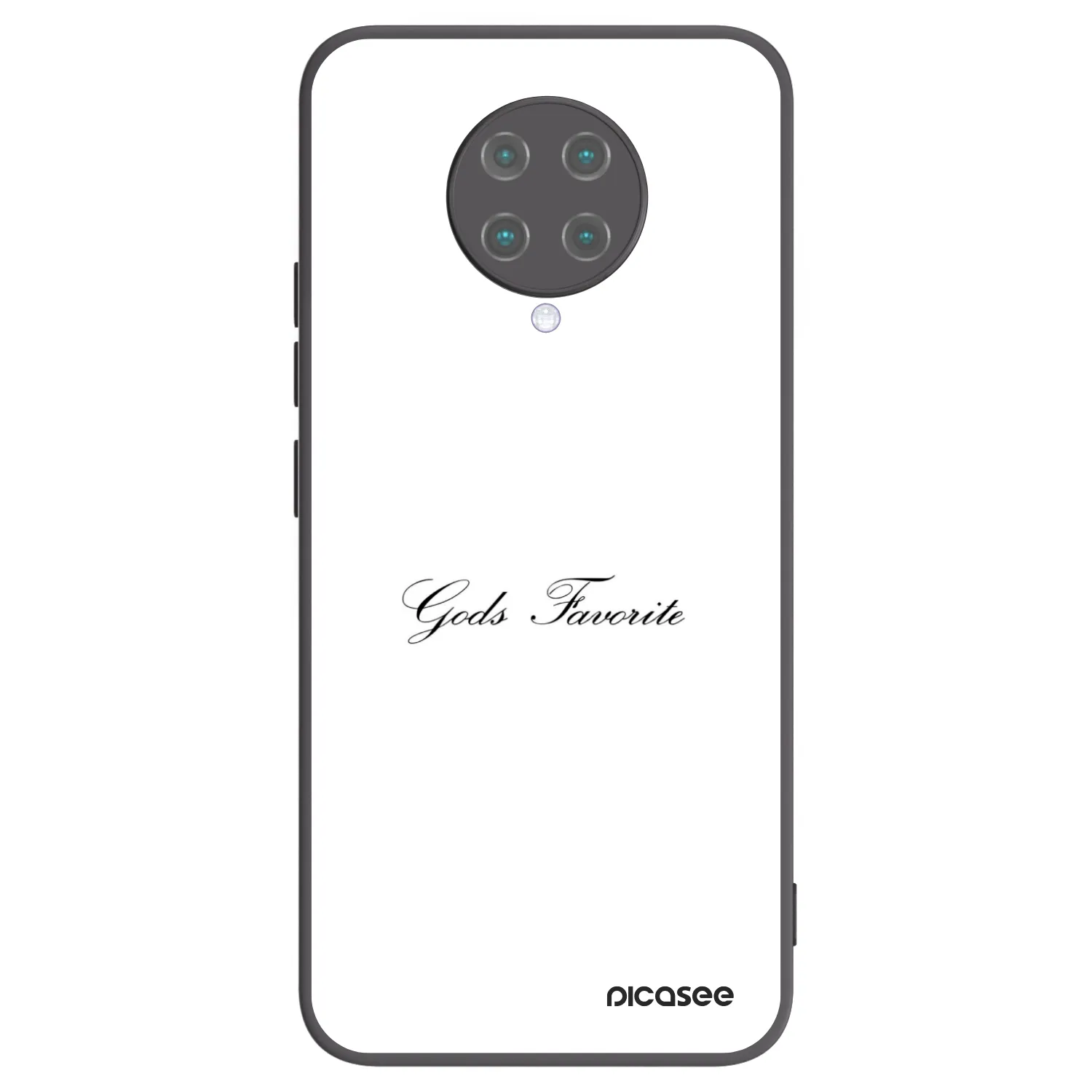 Picasee silikonski črni ovitek za Xiaomi Poco F2 Pro - Gods Favorite