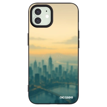 Picasee silikonski črni ovitek za Apple iPhone 12 - Airplane mode