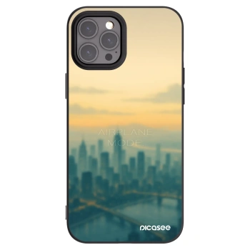 Picasee silikonski črni ovitek za Apple iPhone 12 Pro Max - Airplane mode