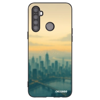 Picasee silikonski črni ovitek za Realme 5 - Airplane mode