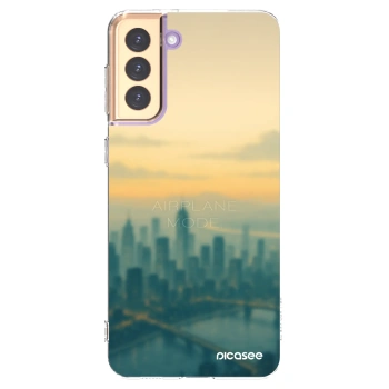 Picasee silikonski prozorni ovitek za Samsung Galaxy S21+ 5G G996F - Airplane mode