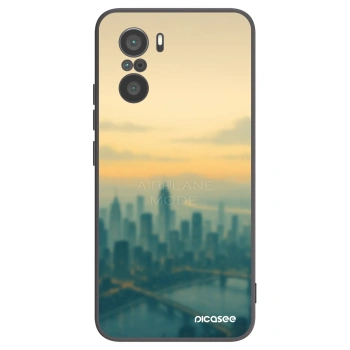 Picasee silikonski črni ovitek za Xiaomi Poco F3 - Airplane mode