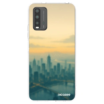 Picasee silikonski črni ovitek za Xiaomi Redmi 9T - Airplane mode