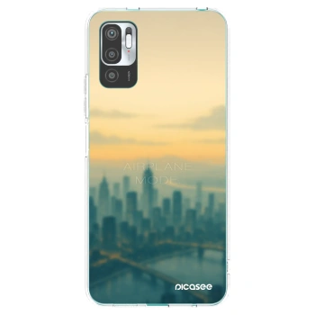 Picasee silikonski prozorni ovitek za Xiaomi Redmi Note 10 5G - Airplane mode