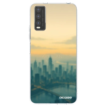 Picasee silikonski prozorni ovitek za Vivo Y20s - Airplane mode