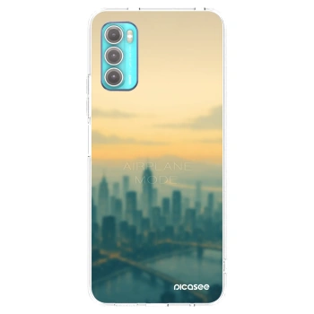 Picasee silikonski prozorni ovitek za Motorola Moto G60 - Airplane mode