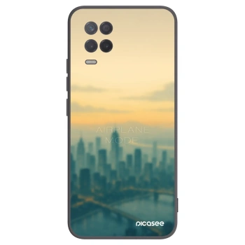 Picasee silikonski črni ovitek za Realme 8 5G - Airplane mode