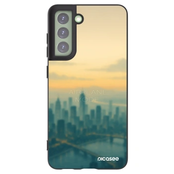 Picasee silikonski črni ovitek za Samsung Galaxy S21 FE 5G - Airplane mode