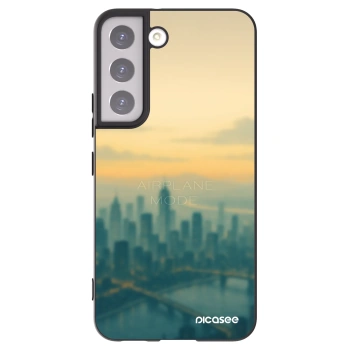 Picasee silikonski črni ovitek za Samsung Galaxy S22 5G - Airplane mode