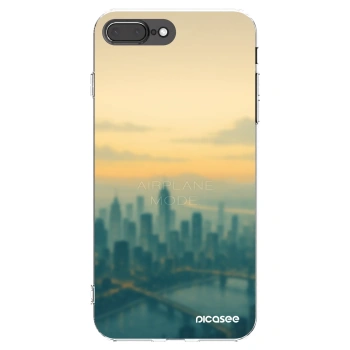 Picasee silikonski prozorni ovitek za Apple iPhone 8 Plus - Airplane mode