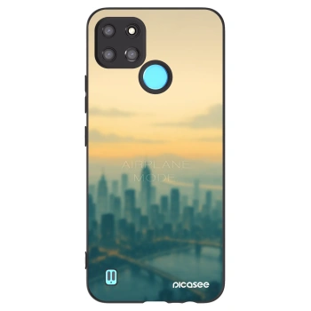 Picasee silikonski črni ovitek za Realme C21Y - Airplane mode