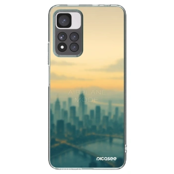 Picasee silikonski prozorni ovitek za Xiaomi Redmi Note 11 Pro+ 5G - Airplane mode