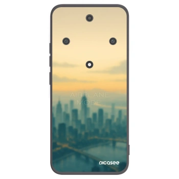 Picasee silikonski črni ovitek za Honor Magic5 Lite 5G - Airplane mode