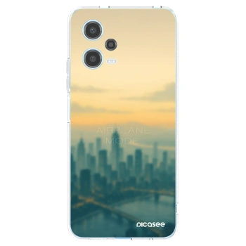 Picasee silikonski prozorni ovitek za Xiaomi Redmi Note 12 5G - Airplane mode