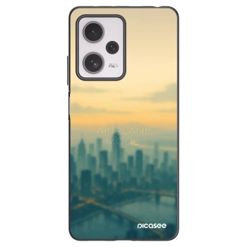 Picasee silikonski črni ovitek za Xiaomi Redmi Note 12 Pro+ 5G - Airplane mode