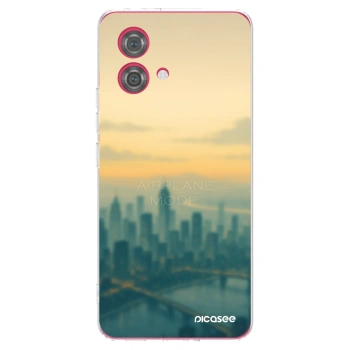 Picasee silikonski prozorni ovitek za Motorola Moto G84 5G - Airplane mode