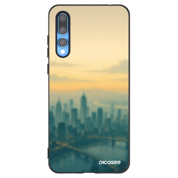 Picasee silikonski črni ovitek za Huawei P20 Pro - Airplane mode