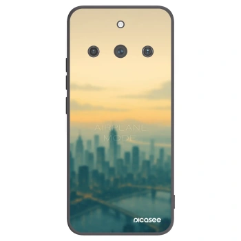 Picasee silikonski črni ovitek za Realme 11 Pro+ - Airplane mode