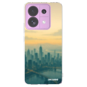 Picasee silikonski prozorni ovitek za Xiaomi Redmi Note 13 Pro 5G - Airplane mode
