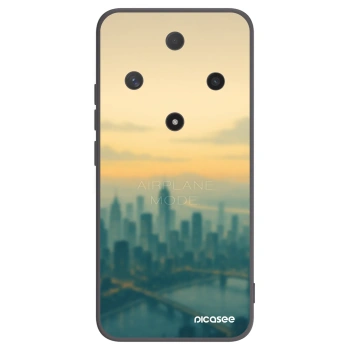 Picasee silikonski črni ovitek za Honor Magic6 Lite 5G - Airplane mode