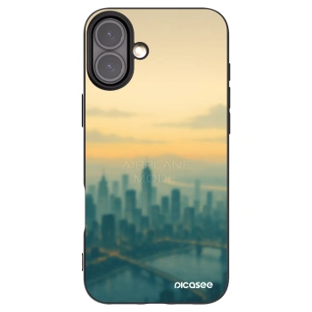 Picasee silikonski črni ovitek za Apple iPhone 16 Plus - Airplane mode