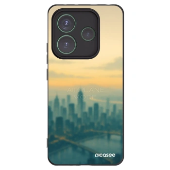 Picasee silikonski črni ovitek za Xiaomi Redmi Note 14 5G - Airplane mode